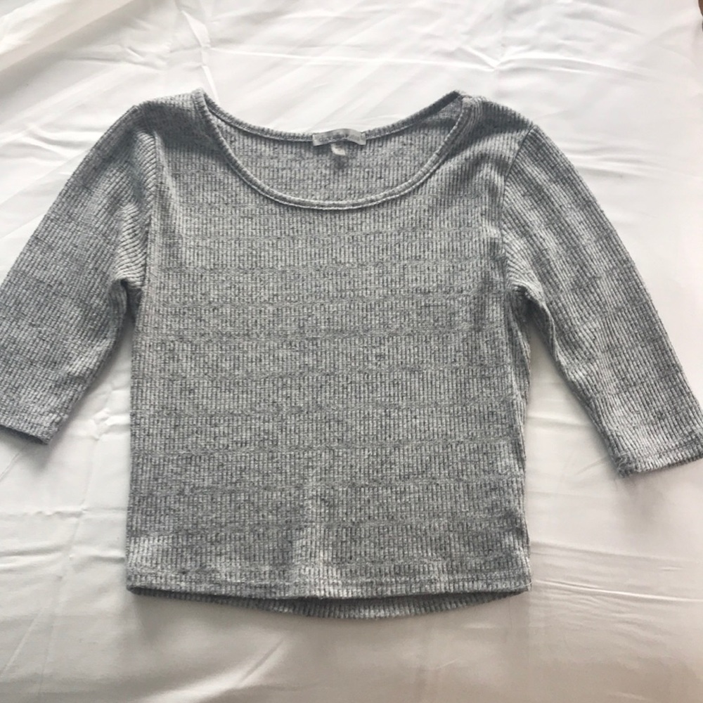 Grey ballet top!